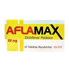 AFLAMAX (DICLOFENAC POTASICO) 50MG X 10 TABLETAS (OFTALMI)