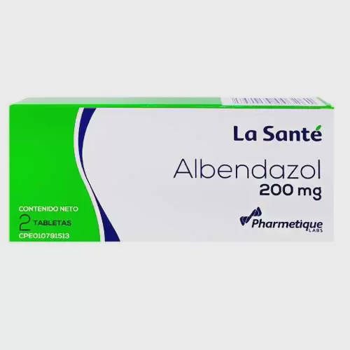[7592454003261] ALBENDAZOL 200MG X 2 TABLETAS (LA SANTE)