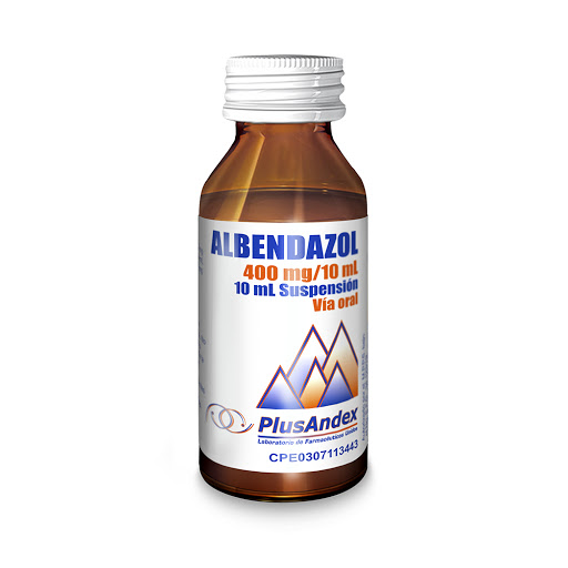 [7594001100294] ALBENDAZOL SUSPENSIÓN 400MG/10ML X 10ML (PLUSANDEX)