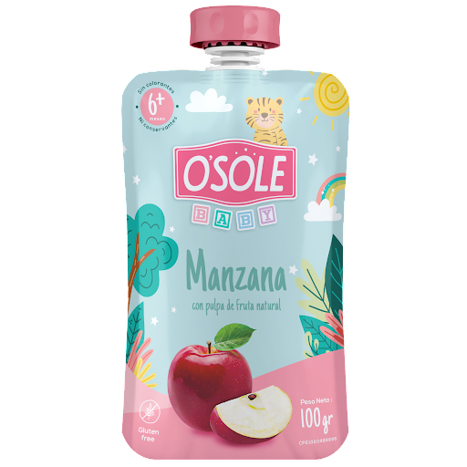 COMPOTA DOYPACK BABY MANZANA 100GR (OSOLE)