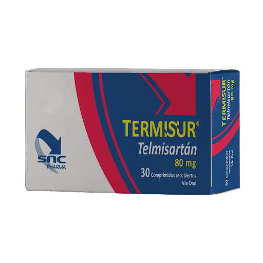 TERMISUR (TELMISARTAN) 80MG X 30 TABLETAS (SNC PHARMA)