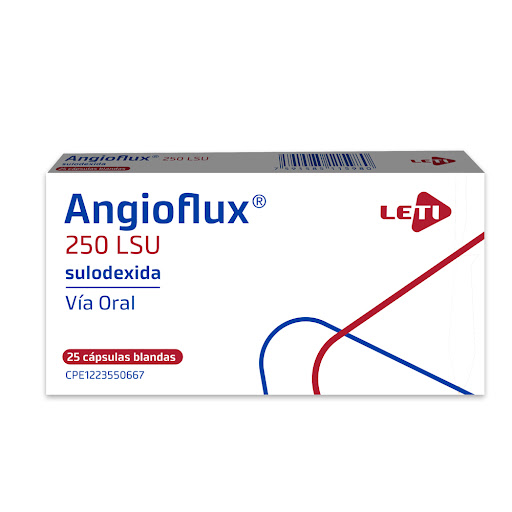 ANGIOFLUX (SULODEXIDA) 250 ULS X 25 CAPSULAS (SANIENCE)