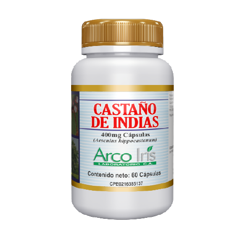 CASTAÑO DE INDIAS  400MG X 60 CAPSULAS (ARCO IRIS)