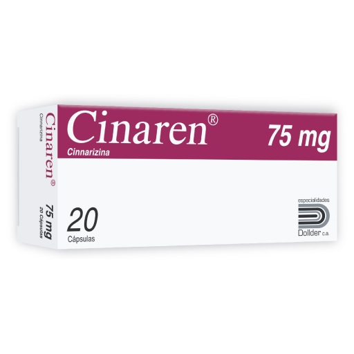CINAREN (CINARIZINA) 75MG X 20 CAPSULAS (DOLLDER)