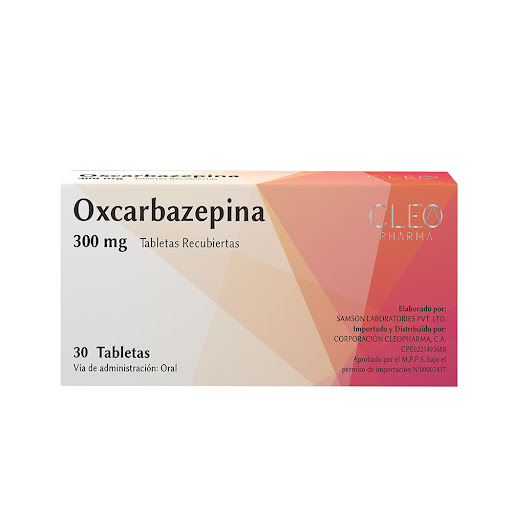 OXCARBAMAZEPINA  300MG X 30 TABLETAS (CLEO PHARMA)