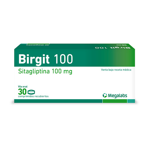BIRGIT (SITAGLIPTINA) 100MG X 30 COMPRIMIDOS (MEGALABS)