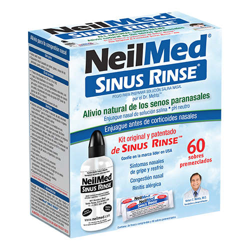 SINUS RINSE ORAL X 60 SOBRES KIT DE ADULTOS (NEILMED)