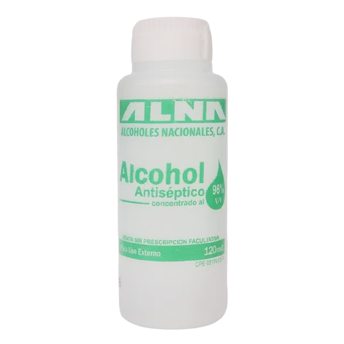 ALCOHOL ANTISEPTICO ABSOLUTO 96% V/V 120 ML (ALNA)