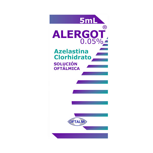 ALERGOT SOLUCIÓN OFTÁLMICA (AZELASTINA CLORHIDRATO) 0.05% X 5CC (OFTALMI)