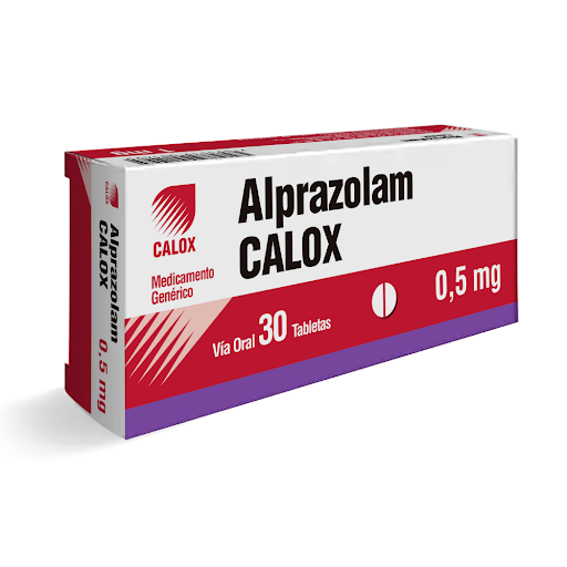 [7591519000467] ALPRAZOLAM 0.5MG X 30 TABLETAS (CALOX)