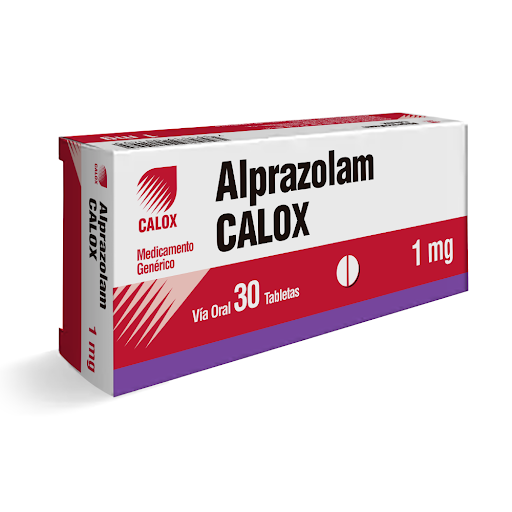 ALPRAZOLAM 1MG X 30 TABLETAS (CALOX)