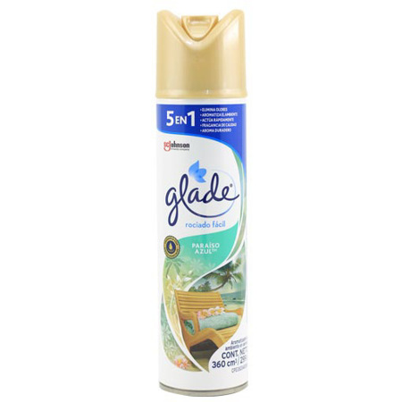 [7591005577657] AMBIENTADOR AEROSOL PARAISO AZUL 360ML (GLADE)
