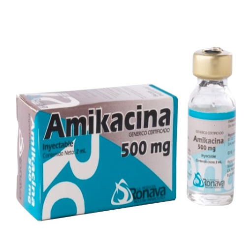 AMIKACINA 500MG/2ML X AMPOLLA IM/IV (RONAVA)