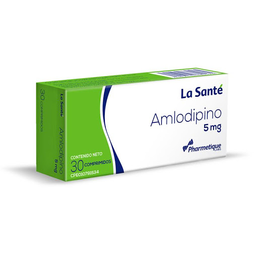 [7592454889575] AMLODIPINA 5MG X 30 COMPRIMIDOS (LA SANTE)