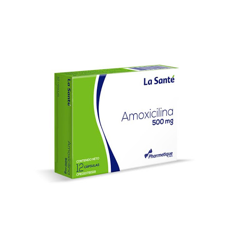 [7703763070282] AMOXICILINA 500MG X 12 CAPSULAS (LA SANTE)