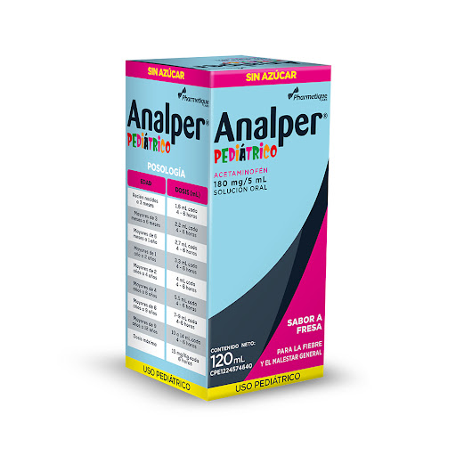 ANALPER JARABE (ACETAMINOFEN) 150MG/5ML X 120ML (PHARMETIQUE)