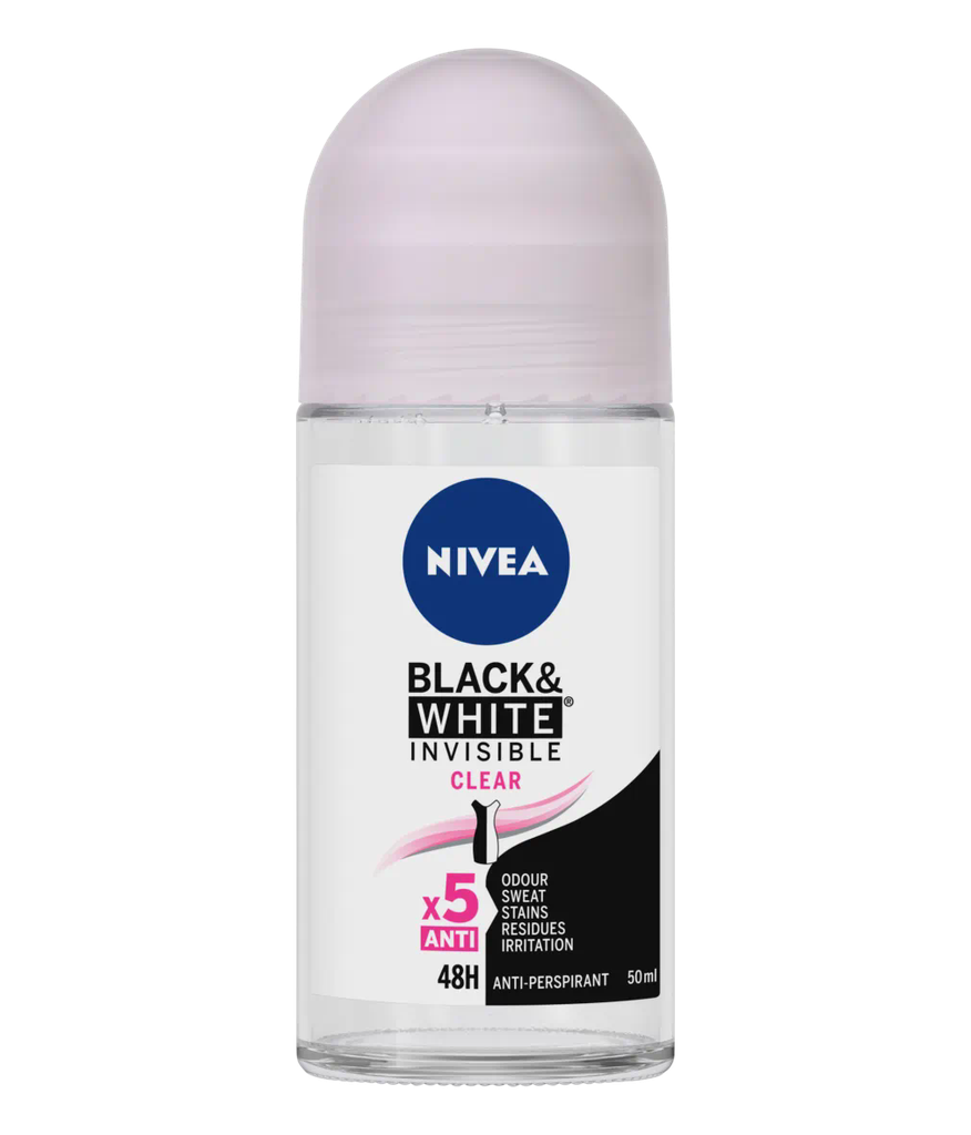 ANTITRASNPIRANTE WOMEN B&W INVISIBLE CLEAR ROLL-ON 50ML (NIVEA)