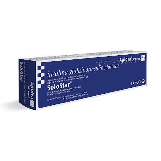 [3582910023630] APIDRA SOLOSTAR (INSULINA GLULISINA) 100UI/ML X 1 CARTUCHO X 3ML (CALOX)