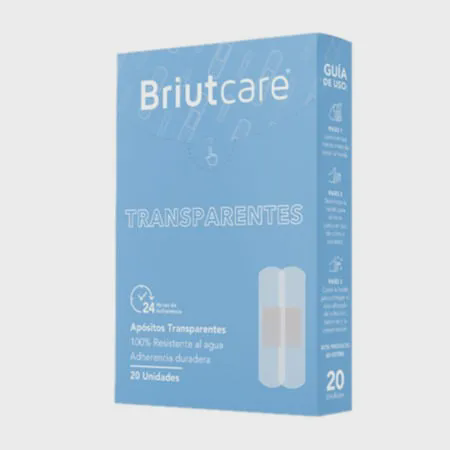 [742033994733] APOSITOS TRASPARENTES BRIUTCARE  X 20 UNIDADES (MRCS 21)