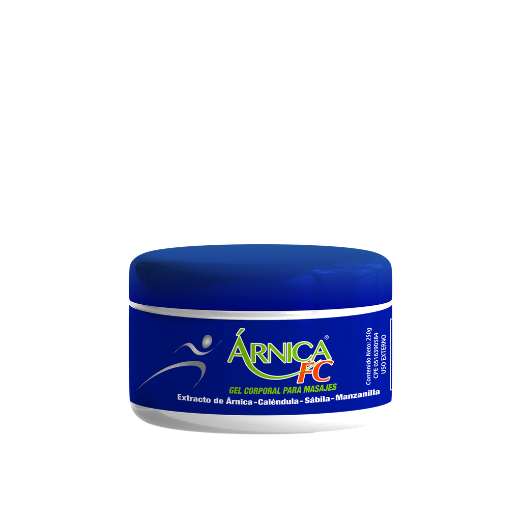 [7593090000775] ARNICA FC GEL MASAJES (ARNICA - SABILA - MANZANILLA - CALENDULA - ALCANFOR - MENTOL)  X 250GR (FC PHARMA)