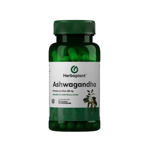 ASHWAGANDHA 450 MG x   60 CAPSULAS (HERBAPLANT)