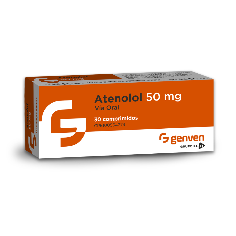 [7591585175021] ATENOLOL 50 MG X 30 COMPRIMIDOS (GENVEN)