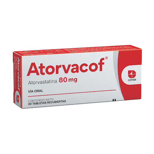 [7591818000489] ATORVACOF ATORVASTATINA  80MG X 30 COMPRIMIDOS