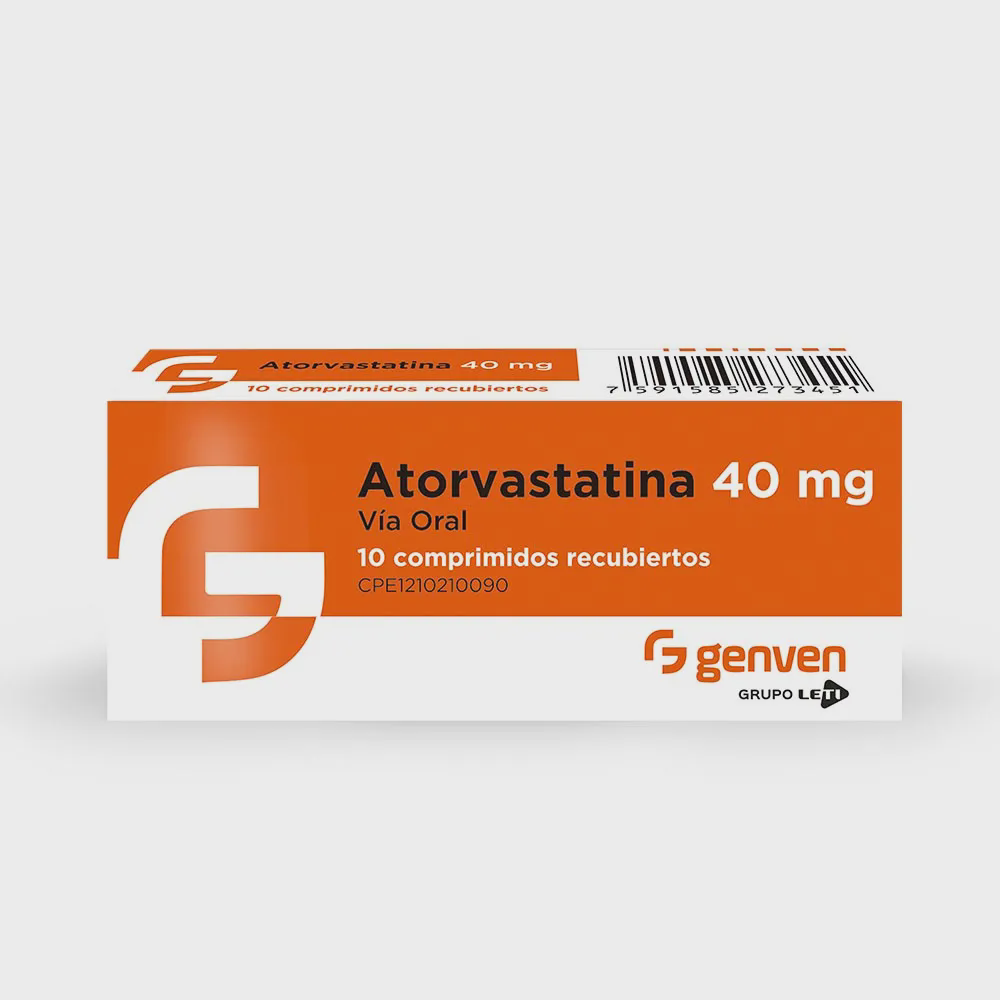 [7591585373458] ATORVASTATINA  40MG X 30 COMPRIMIDOS RECUBIERTOS (LETI)
