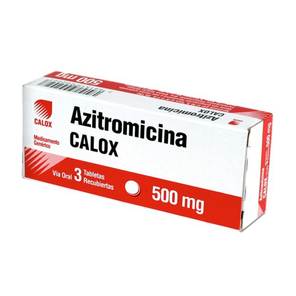 AZITROMICINA  500MG X 3 TABLETAS (CALOX)