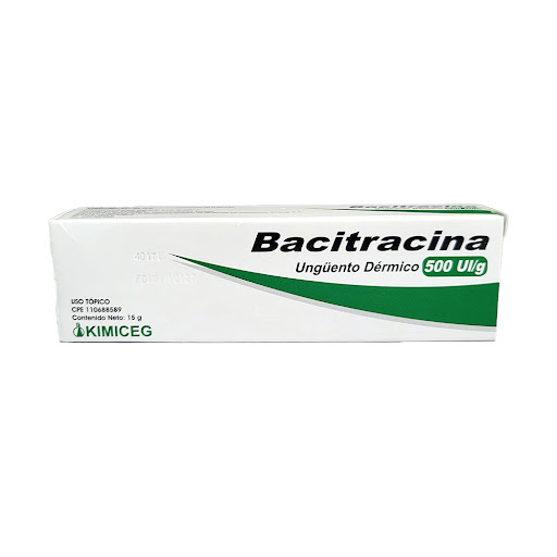 BACITRACINA UNGÜENTO  500UI/1GR X 15GR (KIMICEG)