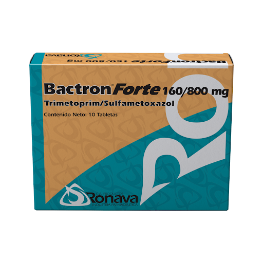 [7592806133530] BACTRON FORTE (TRIMETOPRIM - SULFAMETOXAZOL)  X 10 TABLETAS (RONAVA)