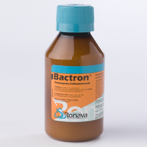 [7592806122015] BACTRON SUSPENSION (TRIMETOPRIM - SULFAMETOXAZOL) 40MG - 200MG/5ML X 100ML (RONAVA)