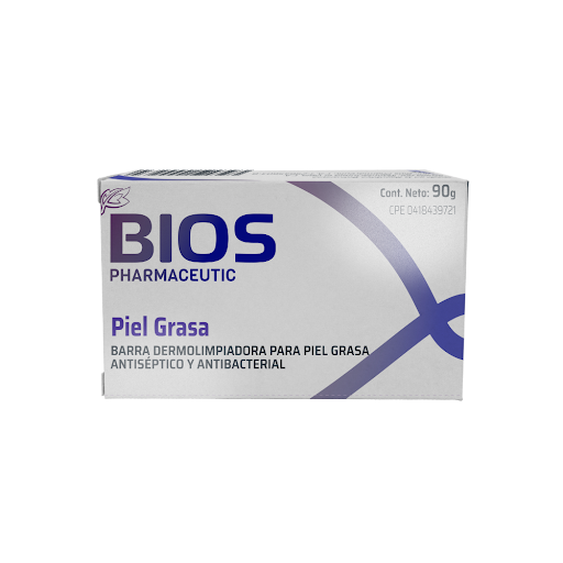 [7595481000234] BARRA DERMOLIMPIADORA PIEL GRASA X 90GR (BIOS)