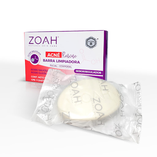 BARRA LIMPIADORA ACNE RESCUE 90 GR (ZOAH)