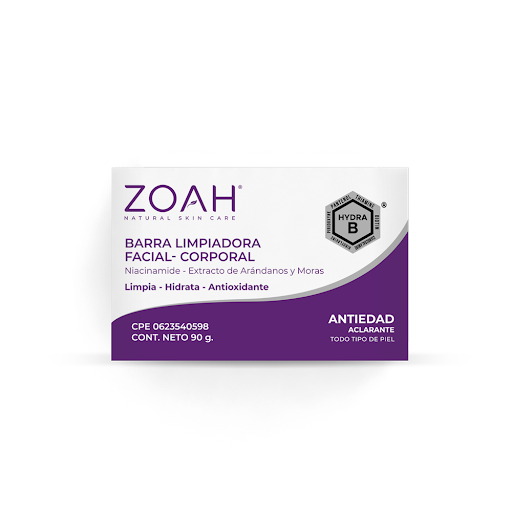 [7596211000166] BARRA LIMPIADORA FACIAL X 90 GR (ZOAH)