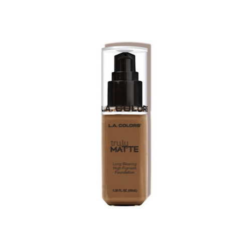 BASE DE MAQUILLAJE TRULY MATTE FOUNDATION-CAPPUCCINO 40ML (LA COLORS)