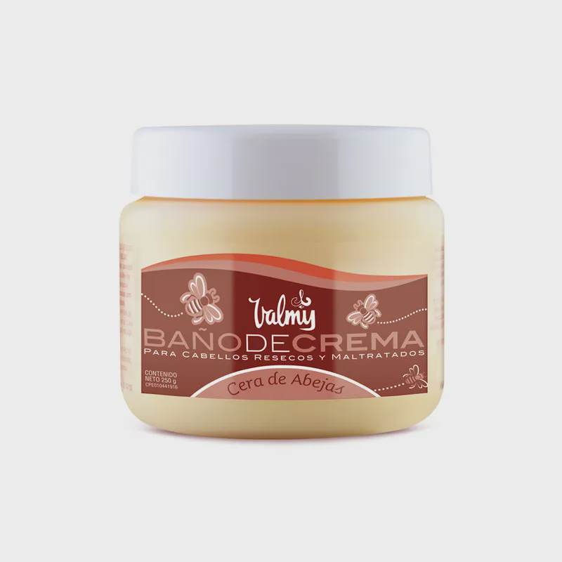 [7591949519041] BAÑO DE CREMA 250 # 04 CERA DE ABEJAS  (VALMY)