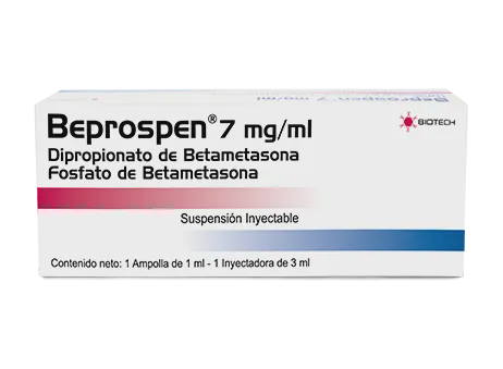 [7591243803730] BEPROSPEN (BETAMETAZONA)7MG/ML X 1 AMPOLLA + JERINGA (BIOTECH)