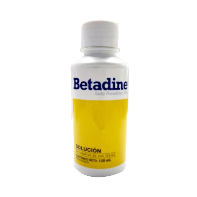 [7591821210813] BETADINE SOLUCION IODADA (YODO POVIDONA) 10% X 120ML (FARMA)