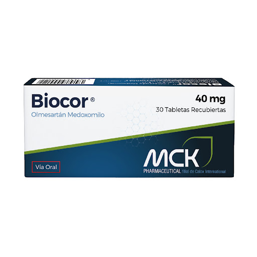 [7591519000122] BIOCOR (OLMESARTAN MEDOXOMIL) 40MG X 30 TABLETAS (CALOX)
