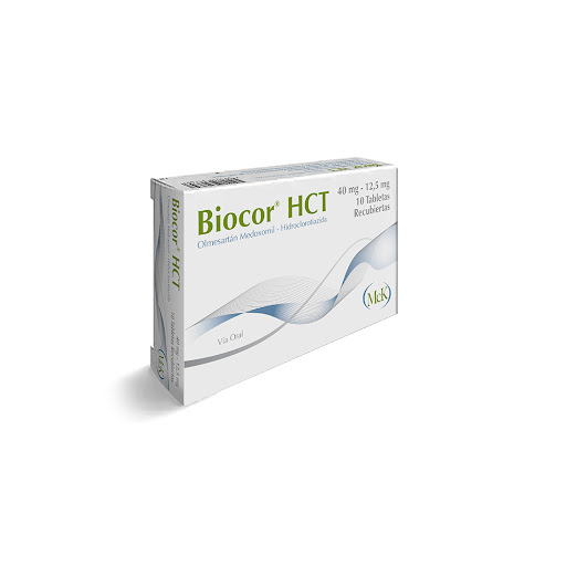 [7591519317657] BIOCOR HCT (OLMESARTAN MEDOXOMILO - HIDROCLORORIAZIDA) 40MG-12.5MG X 10 TABLETAS (CALOX)