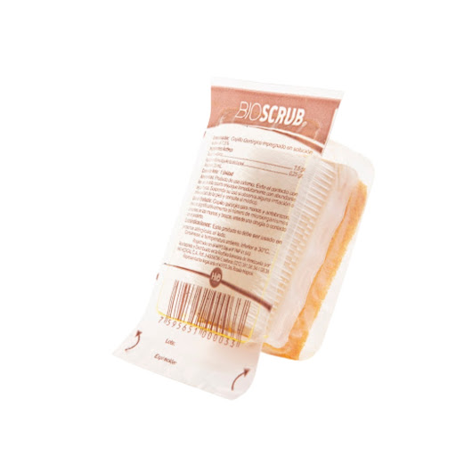 BIOSCRUB CEPILLO QUIRURGICO SOLUCION IODADA AL 7,5 % (YODO) 7.5´% X 1 UNIDAD (HMD)