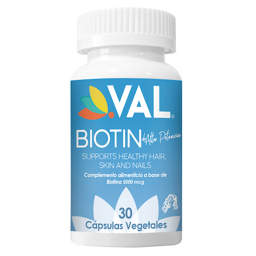 BIOTIN  5000MCG X 30 CAPSULAS VEGETALES (VAL)