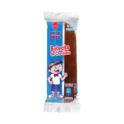 BIZCOCHO BOTECITOS DE CHOCOLATE 35GRS (ONCE ONCE)