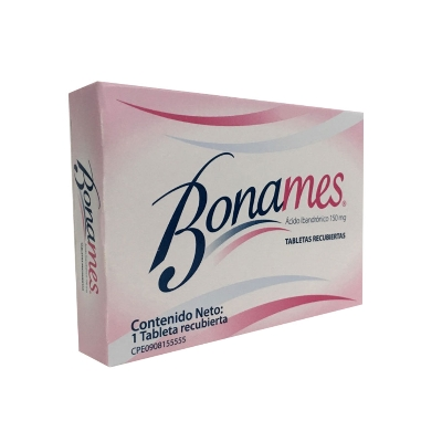 BONAMES (ACIDO IBANDRONICO) 150MG X 1 ATBLETA RECUBIERTA (FARMA)