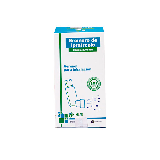 BROMURO DE IPRATROPIO AEROSOL PARA INHALAR 20 MCG X200 DOSIS (DISTRILAB)