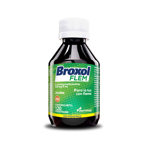 [7592454000444] BROXOL FLEM USO PEDIATRICO (S-CARBOXIMETILCISTEINA) 100MG/5ML X 120ML (LA SANTE)