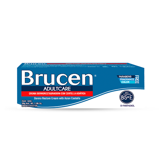 BRUCEN CREMA DERMOPROTECTORA RESTAURADORA (CENTELLA ASIATICA - VITAMINA B5 - E)  X 30GR (BRUPHARM)