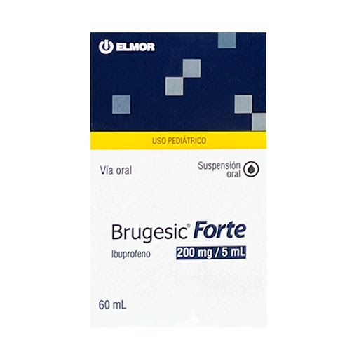 BRUGESIC FORTE SUSPENSION (IBUPROFENO) 200MG/5ML X 60ML (ELMOR)