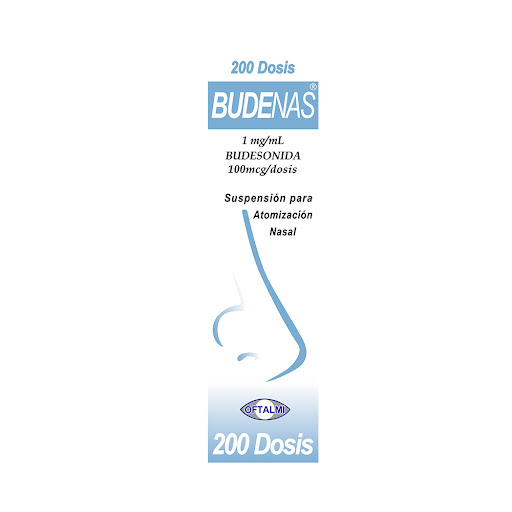 BUDENAS (BUDESONIDA) 100MCG/DOSIS X 200 DOSIS (OFTALMI)